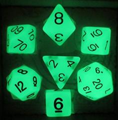 Bescon 17510 D Glow in the Dark Poly Dice Set (7)